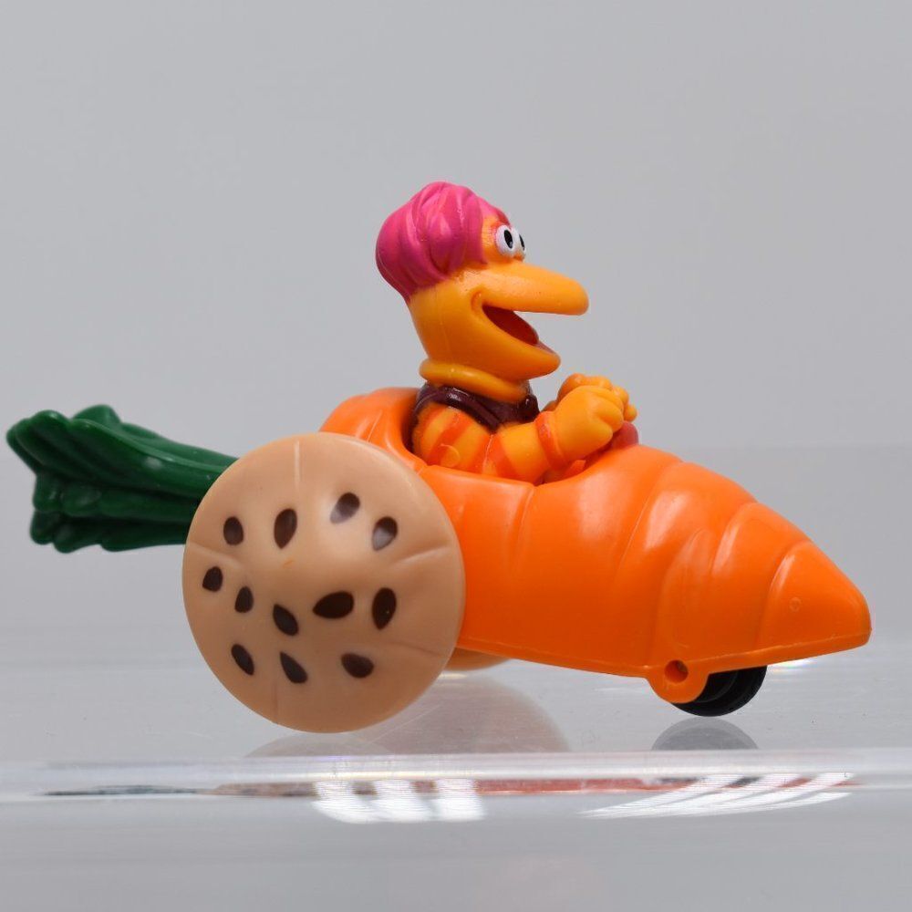 Vintage Toys, Fraggle Rock McDonald's Mokey Gogo Carrot Car Push Along Racers - Picture 2 of 8